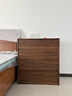源氏木語(yǔ)全實(shí)木斗柜南美胡桃木臥室床尾床邊抽屜柜斗櫥五斗柜儲物柜0.81米 曬單實(shí)拍圖