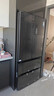 美的（Midea）M60系列520純平全嵌法式多門(mén)四開(kāi)門(mén)家用冰箱超薄嵌入雙系統循環(huán)大容量家用冰箱BCD-520WUFPZM(E) 曬單實(shí)拍圖