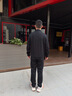 安踏長(cháng)袖運動(dòng)套裝男士2025秋季新款防潑水立領(lǐng)外套運動(dòng)長(cháng)褲兩件套 【針織套-加絨版】基礎黑/基礎黑-5 L （男175） 曬單實(shí)拍圖