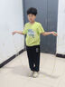 中歐竹節跳繩兒童小學(xué)生專(zhuān)用考試3-6-12歲幼兒園大班初學(xué)一年級競速繩 蘋(píng)果綠【硅膠防滑手柄 可寫(xiě)姓名】贈收納袋 曬單實(shí)拍圖