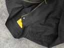 吉普（JEEP）美國正品高端純棉工裝外套上衣男士春秋美式痞帥重磅飛行夾克秋冬 黑色 常規 【商場(chǎng)同款】 XL 曬單實(shí)拍圖