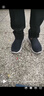 斯凱奇（Skechers）男鞋秋季一腳蹬透氣健步鞋舒適休閑鞋緩震低幫懶人 海軍藍色/NVY 39.5 曬單實(shí)拍圖