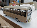 躍紀生原廠(chǎng) 1:24 豐田柯斯達考斯特 TOYOTA COASTER 商務(wù)車(chē)汽車(chē)模型車(chē)模 香檳色 曬單實(shí)拍圖