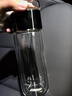 寶威瑪（BVGMAV）英國玻璃杯 茶水分離帶蓋雙層隔熱透明玻璃高檔高顏值泡茶水杯子 曬單實(shí)拍圖