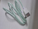 吟悅 適用Type-C數(shù)據(jù)線6A快充oppo華為通用安卓手機(jī)適用vivo小米三星充電線 單條裝-(清新綠) 1米 曬單實(shí)拍圖