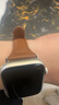 MSSM適用蘋(píng)果手表表帶女款小蠻腰真皮apple watch表帶iwatch Ultra3/S11/10/9/8/Se3 淺棕色38/40/41mm 曬單實(shí)拍圖