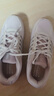 斯凱奇（Skechers）暮光鞋丨運動(dòng)跑鞋男女款高回彈輕質(zhì)吸震綁帶休閑鞋跑步鞋 女款-白色/灰褐色/WTP 38 曬單實(shí)拍圖