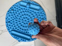 足底按摩墊指壓板原地慢跑墊腳底腳按摩減肥趾壓板疏通經(jīng)絡(luò )墊 【磁石按摩+穴位筋膜球】雙球雙軌指壓板冰川藍 曬單實(shí)拍圖