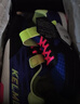 卡爾美（KELME）兒童足球鞋TF碎釘魔術(shù)貼免系帶防滑耐磨球鞋 紫黑  34  曬單實(shí)拍圖