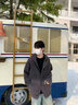 IZEXX高級感開(kāi)衫外套男秋季慵懶風(fēng)寬松百搭連帽針織衫毛衣ZN97深灰L 曬單實(shí)拍圖