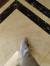 斯凱奇（Skechers）暮光鞋丨運(yùn)動跑鞋男女款高回彈輕質(zhì)吸震綁帶休閑鞋跑步鞋 女款-白色/灰褐色/WTP 39 曬單實(shí)拍圖