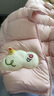 巴拉巴拉童裝兒童羽絨服寶寶女童男童2025冬裝新款嬰兒外套保暖上衣萌趣 粉色小蘋(píng)果60356-白鴨絨 90 （充絨量71g 適合1-2歲） 曬單實(shí)拍圖