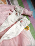 G.DUCKKIDS女童套裝秋裝0一3歲嬰兒秋天公主衣服女寶寶連衣裙打底褲兩件套 粉色 110 尺碼4~5歲【100-110cm】 曬單實(shí)拍圖
