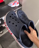 卡駱馳（CROCS）洞洞鞋貝雅卡駱班輕便耐磨一腳蹬休閑鞋|205089 黑色/白色-066 44 (280mm) 曬單實(shí)拍圖