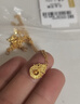 中鑫珠寶喜轉福祿黃金項鏈新中式999足金古法金葫蘆套鏈節日送禮物 5.66g 曬單實(shí)拍圖