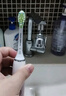 飛利浦（PHILIPS）【肖戰推薦】電動(dòng)牙刷鉆石9系 生日禮物 情侶款送男生女友 去除99.9%牙漬HX9911/68粉色 曬單實(shí)拍圖