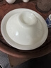 蘇氏陶瓷（SUSHI CERAMICS）高端冰種玉瓷泡茶蓋碗功夫茶具三才蓋碗溫潤如玉白瓷茶碗禮盒裝 冰種懸停蓋碗130ml（蓋下） 曬單實(shí)拍圖
