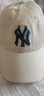美職棒（MLB）男女復古可調節軟頂運動(dòng)棒球帽休閑遮陽(yáng)鴨舌帽情侶CP77/CP66 卡其色NY標【CP66-50BGP】 均碼 曬單實(shí)拍圖