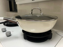 KIWICOO德國有鈦無(wú)涂層陶瓷不粘鍋炒鍋家用平底炒菜鍋電磁爐燃氣灶專(zhuān)用 【0涂層】鈦金陶瓷鍋 30cm 曬單實(shí)拍圖