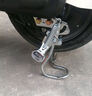 適用于雅迪臺鈴愛(ài)瑪綠源電動(dòng)車(chē)后腳架支架車(chē)梯腳踢架電瓶車(chē)雙撐支架腳撐 14寸雙眼(送螺絲) 曬單實(shí)拍圖