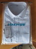羅蒙（ROMON）襯衫男長(cháng)袖純色商務(wù)職業(yè)正裝男士襯衣工裝男G80 白色41 曬單實(shí)拍圖