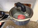 特福（Tefal）陶瓷覆面0氟涂層小奶鍋寶寶嬰兒輔食鍋煮奶煮粥 燃氣灶電磁爐通用 16cm 曬單實(shí)拍圖