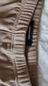 真維斯（Jeanswest）無(wú)痕秋褲男士保暖打底褲男款保暖褲2025秋冬季新款加絨加厚休閑褲 卡其 純色 M 曬單實(shí)拍圖