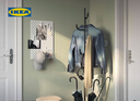 宜家（IKEA）ALGANAS艾佳奈斯衣帽架鞋架臥室落地立式掛衣架衣服架學(xué)生宿舍 黑色衣帽架 曬單實(shí)拍圖