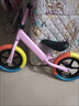 兒童平衡車(chē)免充氣男女寶寶兒童自行車(chē)3-7歲溜溜車(chē)滑行車(chē) 兒童平衡車(chē)-免充氣 【粉色】 曬單實(shí)拍圖