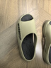 回力拖鞋男士浴室防滑一字拖eva踩屎感沙灘涼鞋SDJ-0530 灰綠黑 42-43 曬單實(shí)拍圖