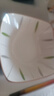 新款清新釉下彩深盤(pán)湯盤(pán)家用高顏值詠柳四角面碗加深點(diǎn)心碗沙拉盤(pán) 詠柳8方抖 1只裝 曬單實(shí)拍圖