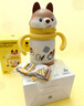 babycare兒童保溫杯嬰兒小松鼠寶寶1-3歲不銹鋼吸管水杯壺學(xué)生上學(xué)300ml 曬單實(shí)拍圖