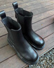 他她厚底休閑切爾西靴女靴撞色顯瘦煙筒靴子秋冬 黑(鞋底藍) 36 曬單實(shí)拍圖