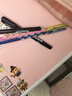 得力（deli）10支HB粉色洞洞筆鉛筆書(shū)寫(xiě)鉛筆易抓握兒童矯姿學(xué)生練字筆禮物HC806-HB學(xué)生開(kāi)學(xué)禮物 曬單實(shí)拍圖