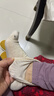 棉竹屋【JDF姜妍同款】襪子女秋冬軟棉棉中筒襪純棉抗菌防臭女士短襪5雙 曬單實(shí)拍圖