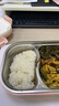 卡馳慕寧Hellokitty飯盒凱蒂貓304食品級不銹鋼學(xué)生上班便攜式初高中餐盒 喵二格不銹鋼（餐具+貼片） 曬單實(shí)拍圖