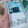 NBA襪子男士夏季休閑運動(dòng)襪吸汗無(wú)骨精梳棉襪刺繡訓練跑步籃球襪3雙 曬單實(shí)拍圖