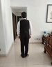 羅蒙西服套裝男士商務(wù)修身西裝男職業(yè)正裝小西服新郎伴郎結(jié)婚禮服外套 黑色雙扣【西服+西褲+襯衫】 3XL /185【145-160斤】+7件禮品 曬單實(shí)拍圖