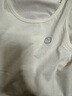 蕉內（Bananain）300E兒童家居上衣薄款長(cháng)袖100%純棉T恤男女童圓領(lǐng)打底背心春秋季 【背心】鈦-暖白 160 曬單實(shí)拍圖