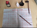 得力文房用品 書(shū)法套裝文房四寶毛筆硯臺書(shū)法工具初學(xué)者入門(mén)臨摹 工具箱 東方文彩15件套開(kāi)學(xué)文具 曬單實(shí)拍圖