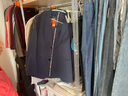 Walker Shop 休閑西服男春夏季薄款微彈輕奢商務(wù)西裝中青年抗皺免燙便西外套 藍色 XL (180) 建議145-160斤 曬單實(shí)拍圖