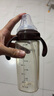 Bellesion直飲吸管奶瓶一歲以上2歲3歲-6歲寶寶ppsu防摔防漏喝奶喝水學(xué)飲杯 咖色 330ml 【2吸嘴+1直管+2刷】 曬單實(shí)拍圖