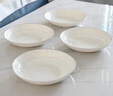 NINE CRANES高級感景德鎮銀邊家用盤(pán)碟高顏值輕奢高檔陶瓷餐盤(pán)4個(gè) 曬單實(shí)拍圖
