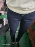 Lee418修身窄腳清水洗高彈女牛仔褲 清水洗 25  曬單實(shí)拍圖