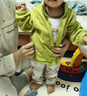 嘟嘟家童裝【一衣多穿】男童戶(hù)外服春季寶寶搖粒絨外套男女童戶(hù)外防風(fēng)衣 米白色 100 曬單實(shí)拍圖