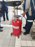 佰聯(lián)兆陽(yáng)抽油機接廢油桶氣動(dòng)機油回收汽車(chē)換機油工具接油機汽修廠(chǎng)汽保工具 80升加厚防爆成套接油機紅色 曬單實(shí)拍圖