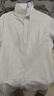 啄木鳥(niǎo)男士白襯衫長(cháng)袖工裝商務(wù)免燙寸衫正裝結婚西裝伴郎短袖襯衣外套 白色平紋 長(cháng)袖 3XL 42【155-165斤】 曬單實(shí)拍圖