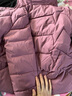 俞兆林（YUZHAOLIN）小個(gè)子媽媽冬裝羽絨棉服短款秋冬外套棉襖新款中老年人女冬季棉衣 皮粉色 2XL （106-120斤） 曬單實(shí)拍圖