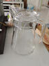 青蘋(píng)果冷水壺玻璃水壺大容量泡茶壺家用耐高溫涼白開(kāi)水杯鴨嘴扎壺涼水壺 透明鴨嘴壺1300ML 曬單實(shí)拍圖