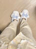 邦帛世棉拖鞋女ins可愛(ài)外穿毛毛拖鞋冬季居家室內加絨保暖棉鞋學(xué)生宿舍 大耳狗拖鞋【白色】 38-39 適合37-38 曬單實(shí)拍圖